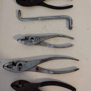 LOT OF 5 Various Brand Pliers.